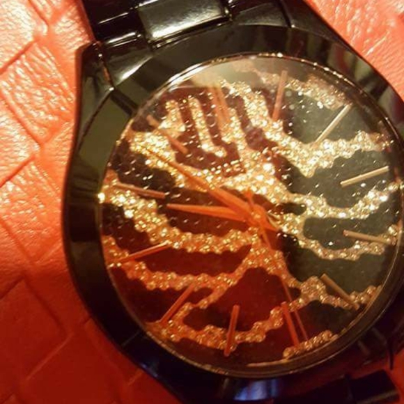 Michael Kors Accessories - Michael Kors black w/ rose gold watch